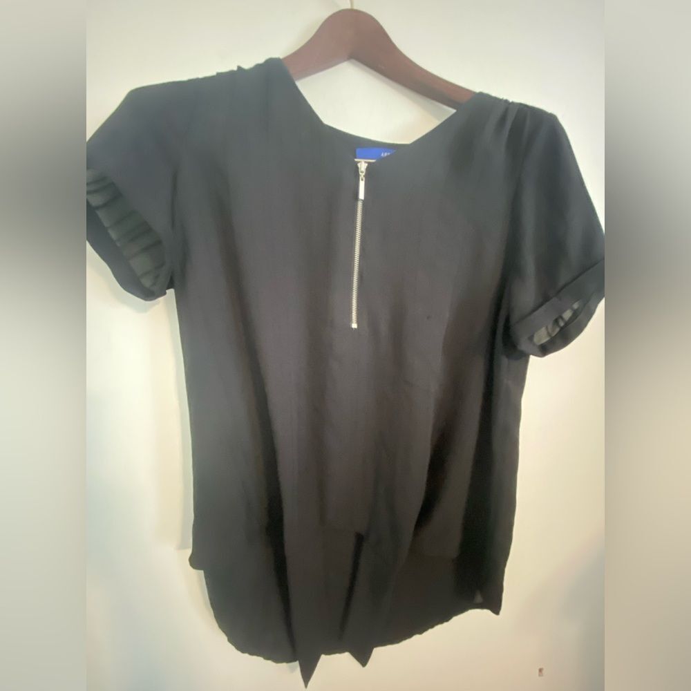 APT.9 Blouse | Color: Black | Size: Small |